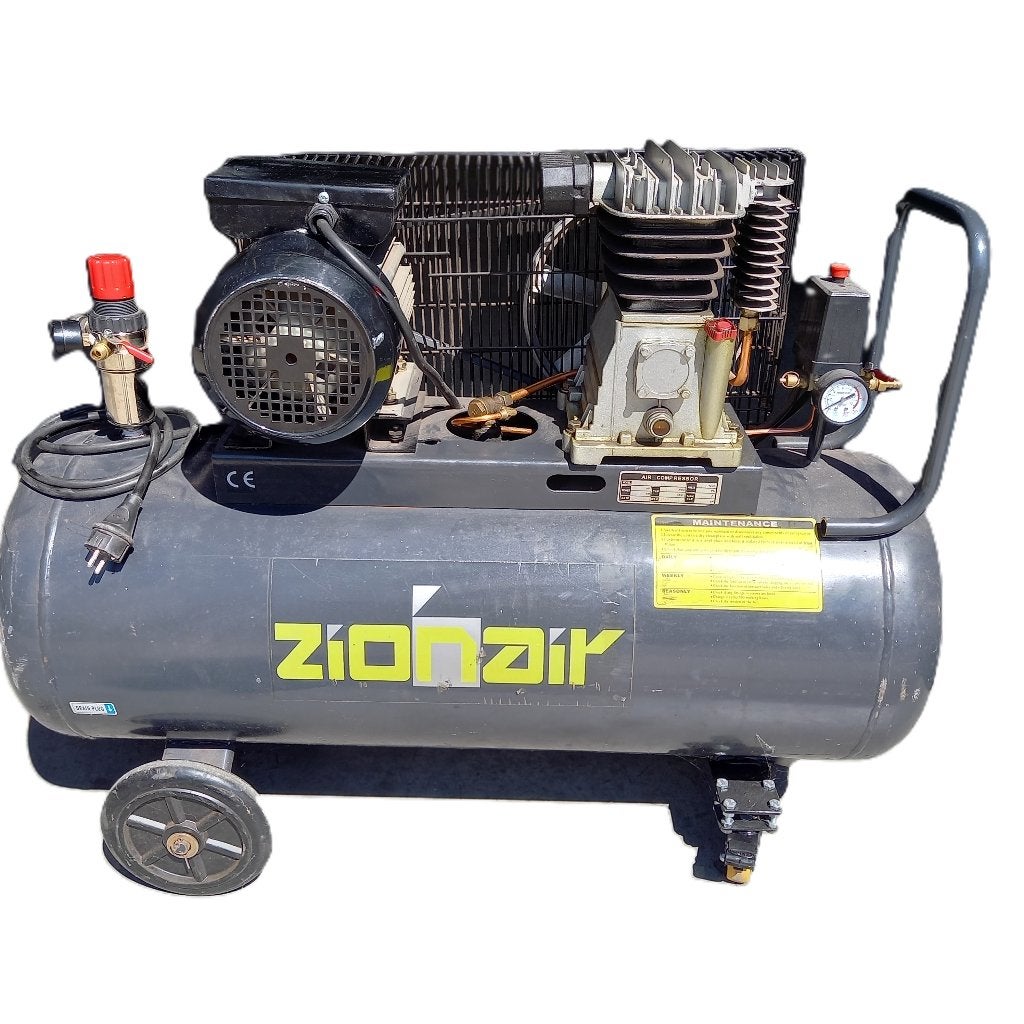 Zionair luchtcompressor Tankinhoud 100 liter., Hobby en Vrije tijd, Ophalen, Zo goed als nieuw