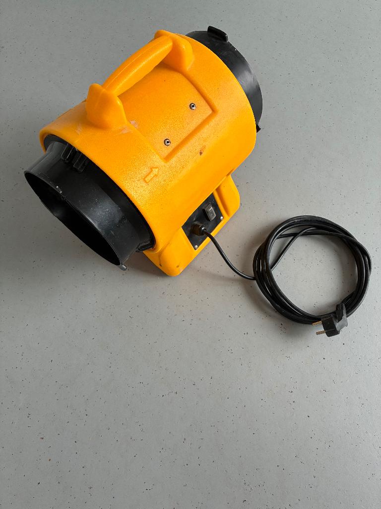 Bouwventilator blower / fan (750m3/uur), Ophalen of Verzenden, Gebruikt, Ventilator
