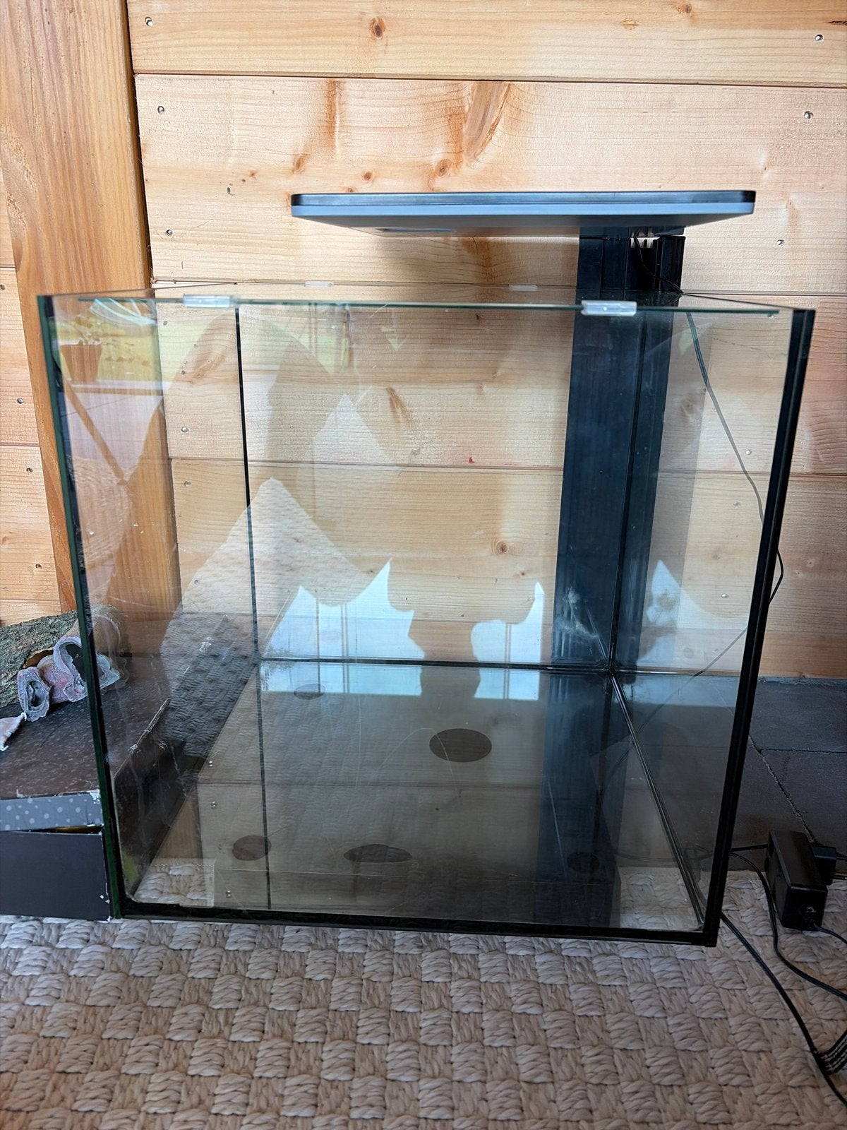 Aquarium te koop! 40x40 cm, Dieren en Toebehoren, Ophalen, Inclusief deksel, Gebruikt, Leeg aquarium