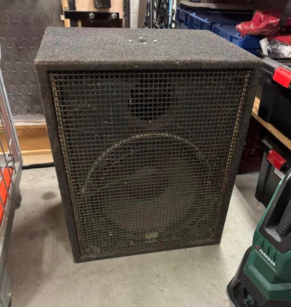 Dynacord F 118 Subwoofer - 18" LO Cabinet, 1000W, Gebruikt, Subwoofer, 120 watt of meer, Ophalen