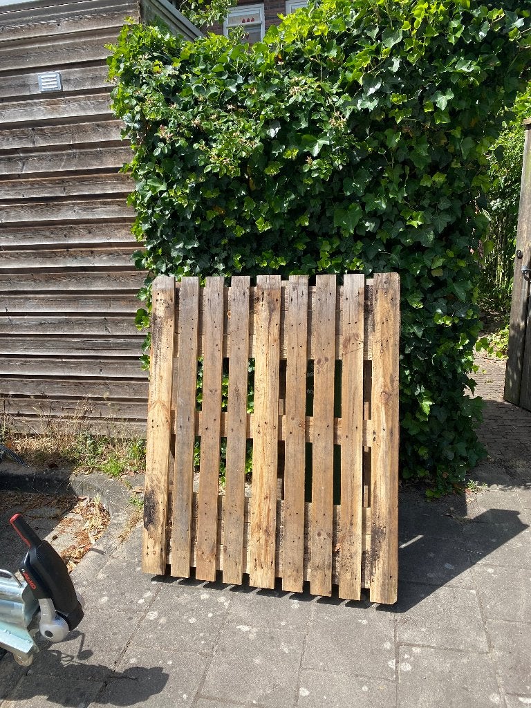 Houten pallet (120 x 100 x 14cm), Doe-het-zelf en Verbouw, Hout en Planken, Ophalen, Gebruikt, 50 mm of meer, Pallet
