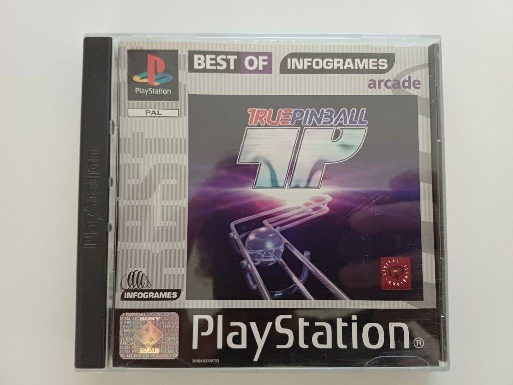 True Pinball - PlayStation 1 (PS1) - Klassiek Flipperplezier, 1 speler, Ophalen of Verzenden, Gebruikt, Vanaf 3 jaar