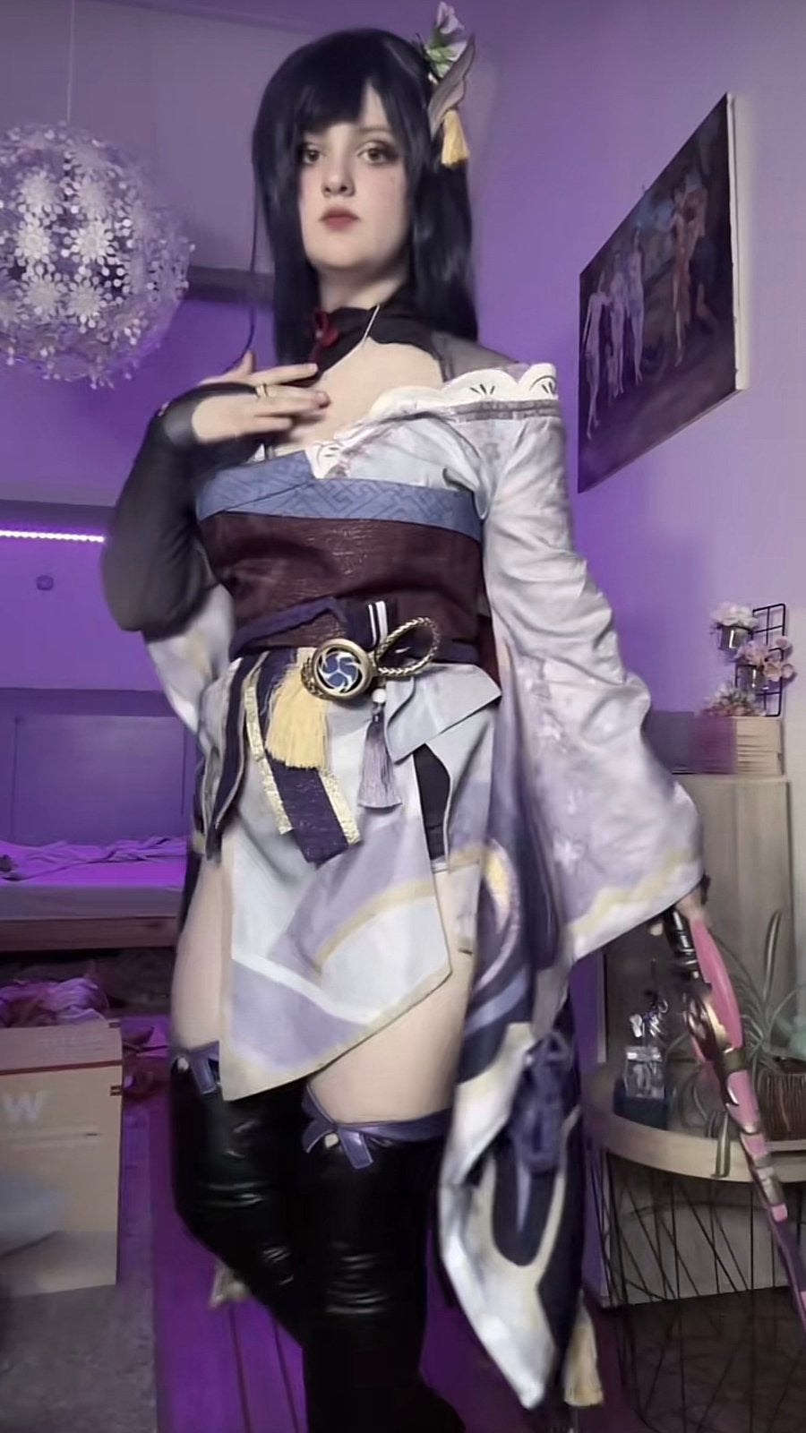 Raiden Shogun cosplay, Ophalen, Zo goed als nieuw