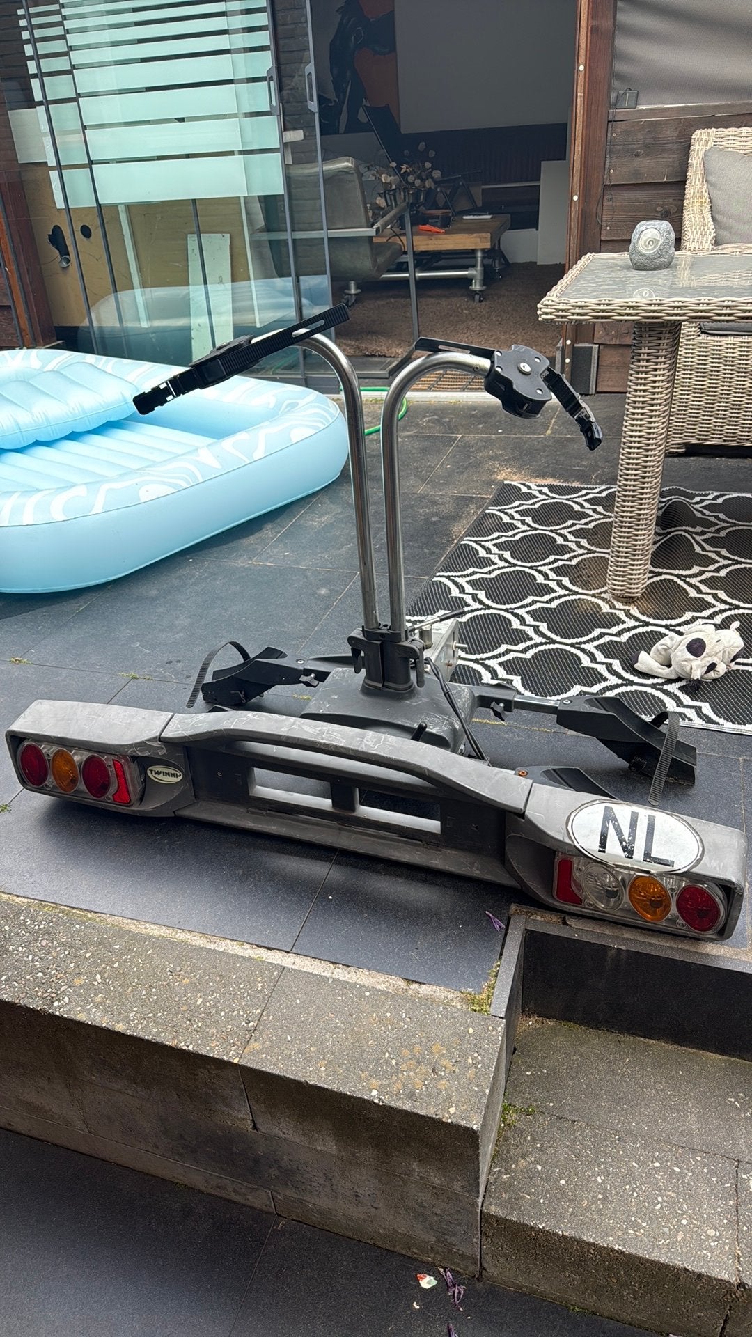 Twinny load swing FFK fietsendrager 2 fietsen, Auto diversen, Fietsendragers, Ophalen, Gebruikt, 2 fietsen, Trekhaakdrager
