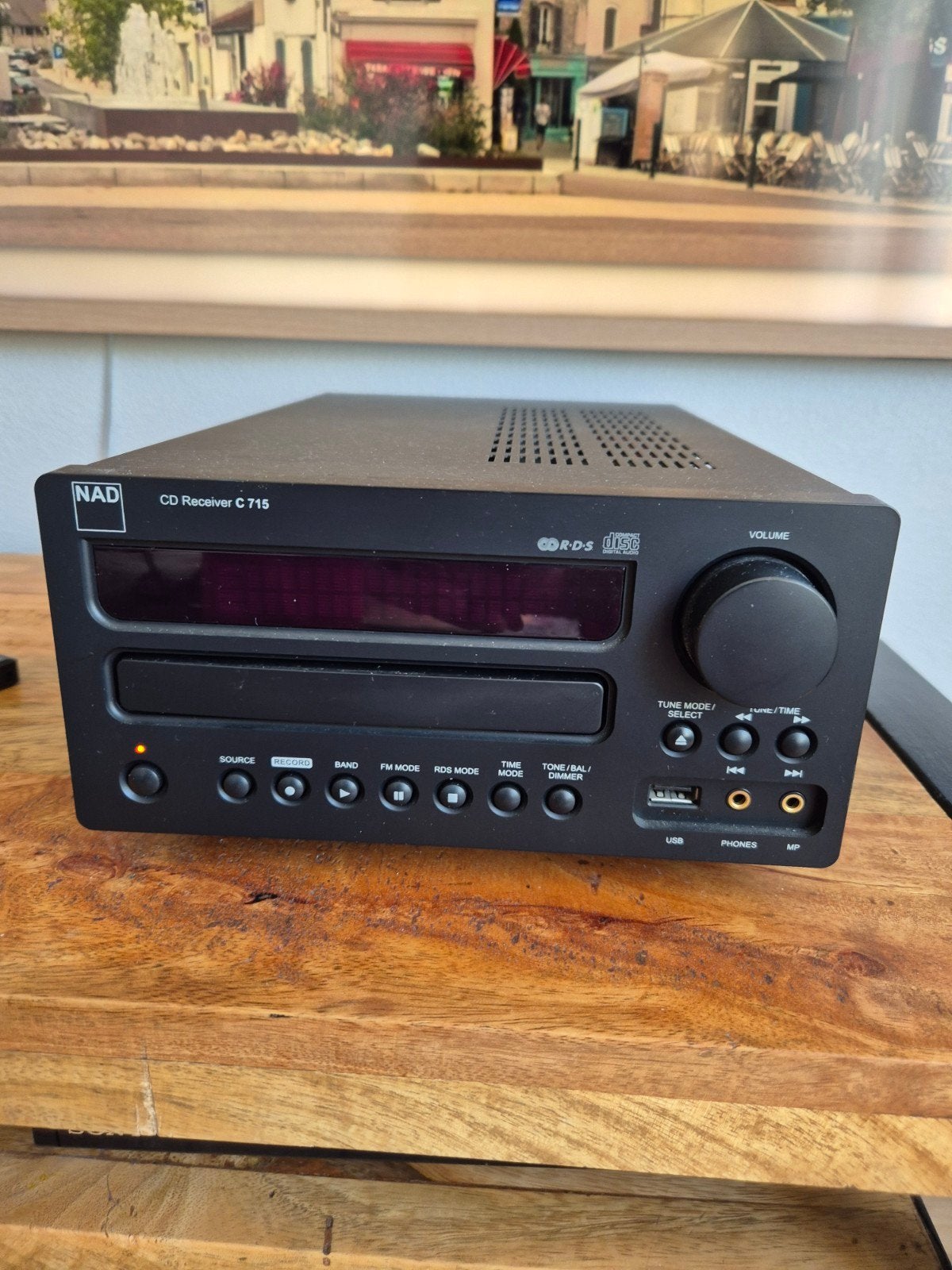 NAD CD Receiver versterker C-715 met NAD 8225 speakers., Ophalen, Zo goed als nieuw, Overige merken