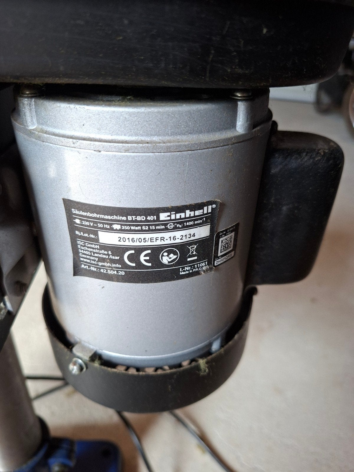 Kolomboormachine Einhell BT-BD 401, 350W, Ophalen, Gebruikt, Minder dan 400 watt, Kolomboormachine