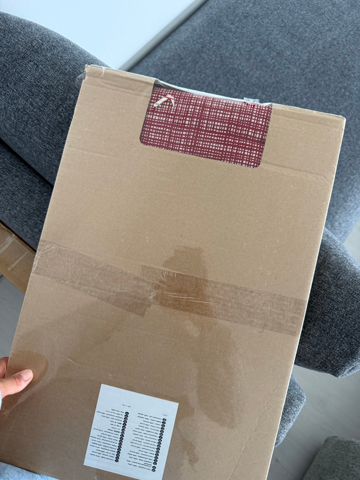 IKEA VIMLE hoes voor bank - rood, Huis en Inrichting, Ophalen, Nieuw, Rechte bank, Stof