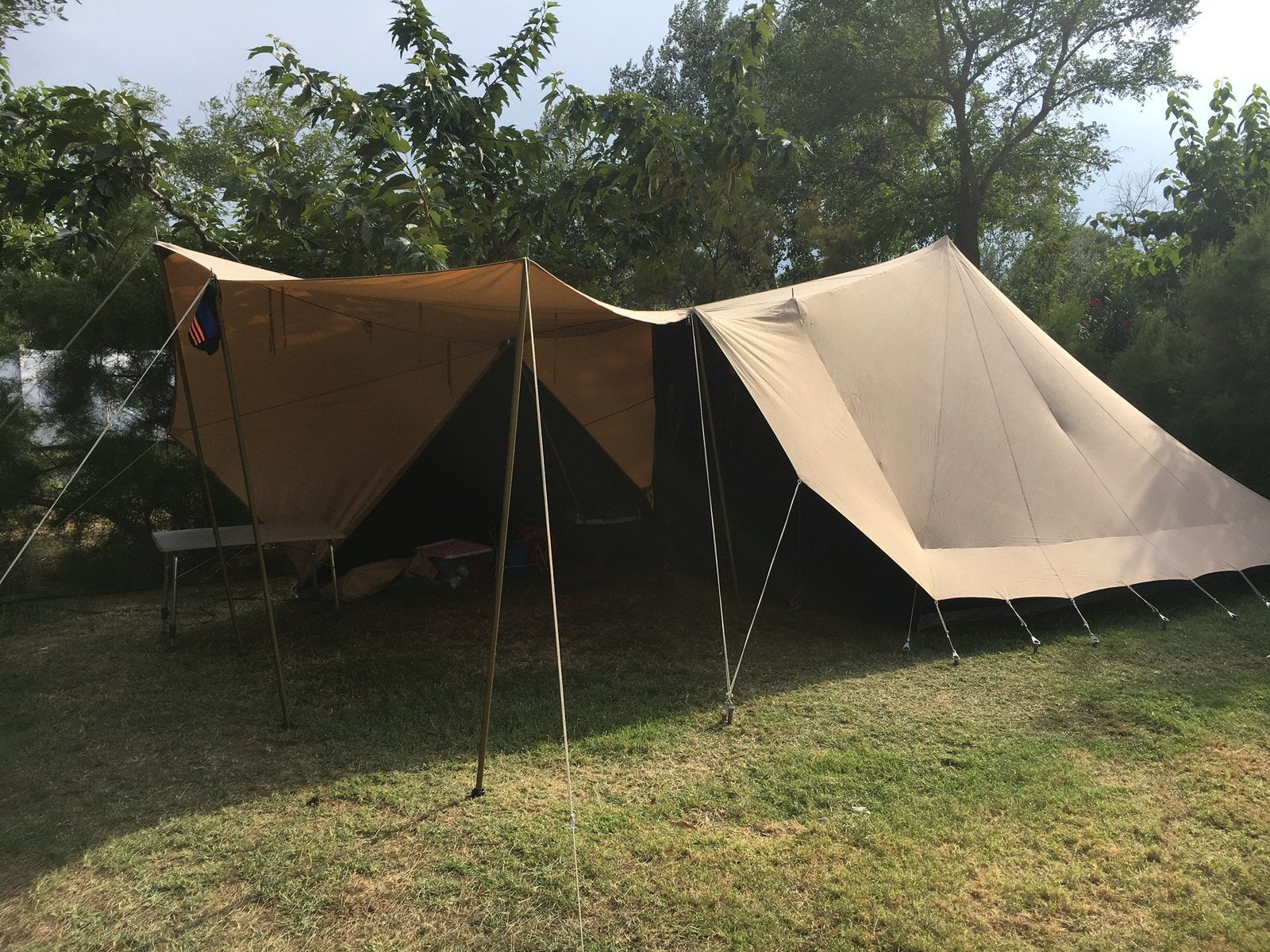 De Waard tent grote Lepelaar! Zorgvuldigheid gebruikt., Caravans en Kamperen, Ophalen