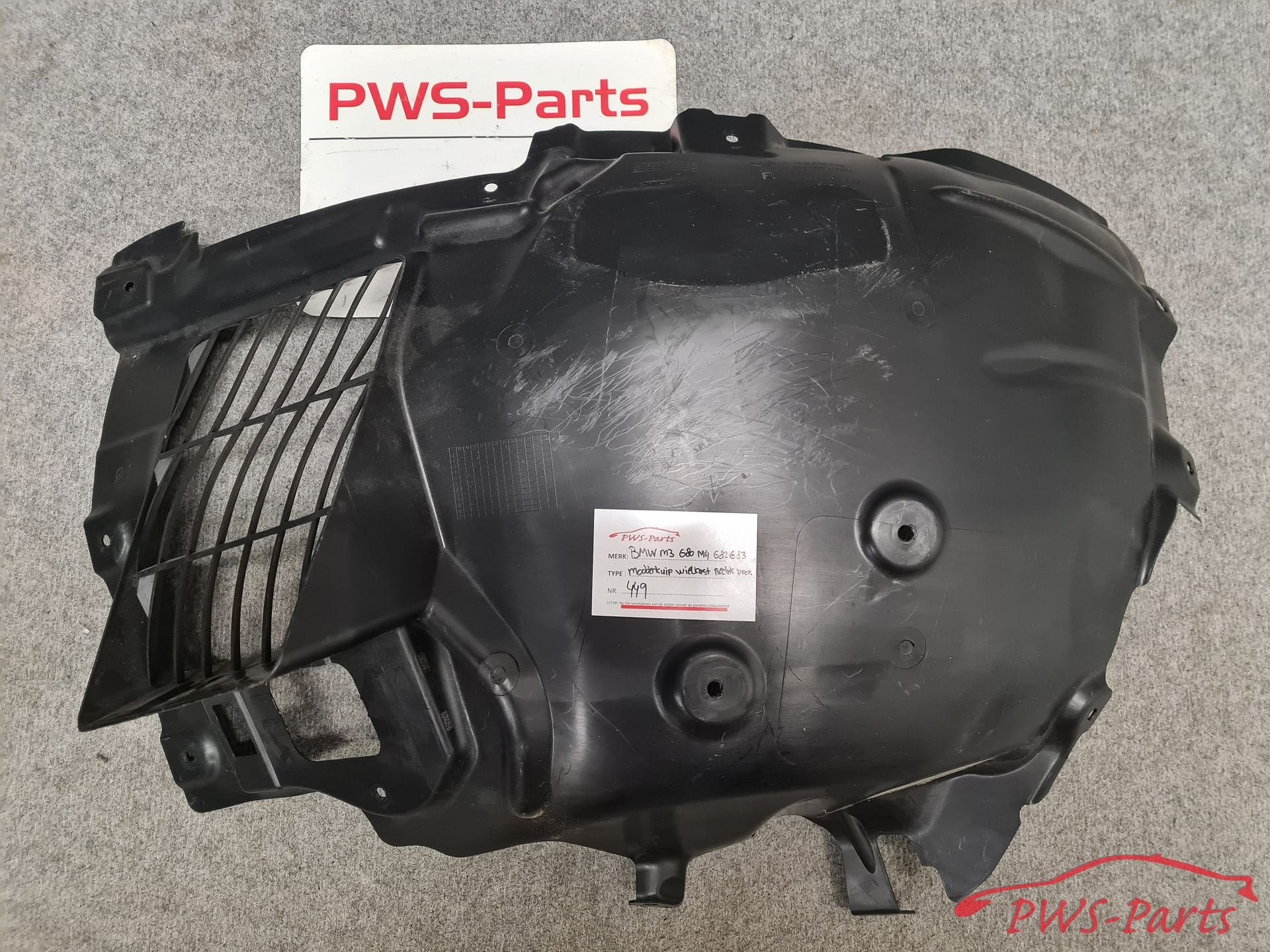 BMW M3 G80 M4 G82 G83 MODDERKUIP WIELKAST RECHTS VOOR ORIGIN, Auto-onderdelen, Carrosserie en Plaatwerk, Bumper, Gebruikt, Ophalen of Verzenden