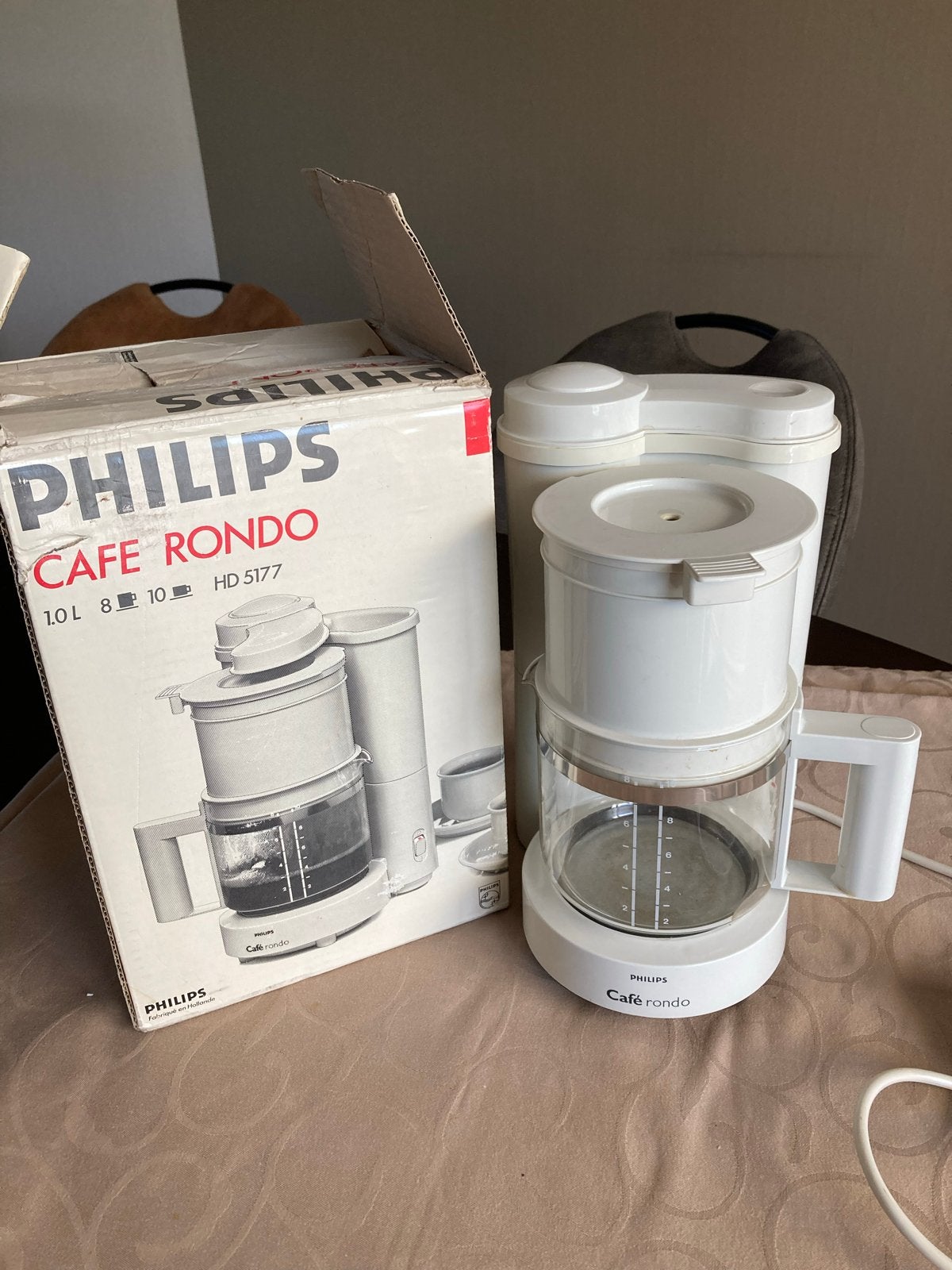 Philips Café Rondo HD 5177 Koffiezetapparaat, Ophalen, Gebruikt, 10 kopjes of meer, Koffiemachine