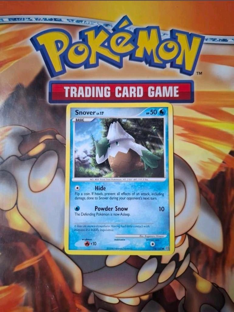 Snover 74/100 Diamond&Pearl Stormfront pokemon kaart, Ophalen of Verzenden, Gebruikt, Losse kaart