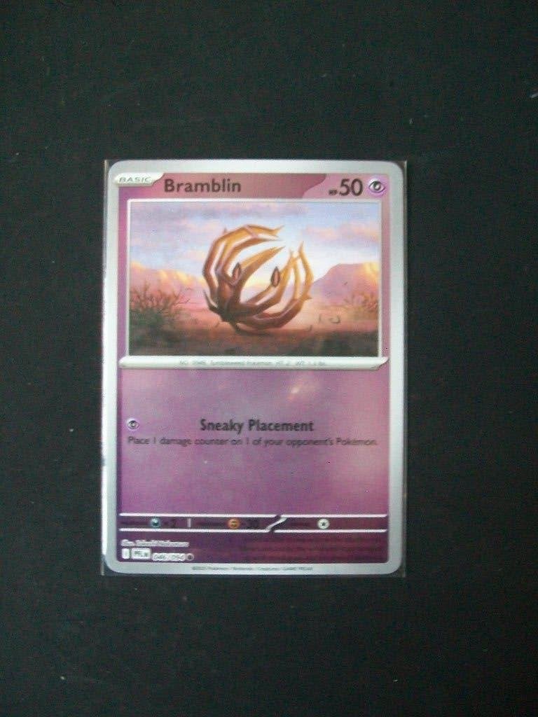 3125. Nieuwe Pokemon Kaart Holofoil BRAMBLIN HP 50 (046/094), Verzenden, Nieuw, Losse kaart, Foil