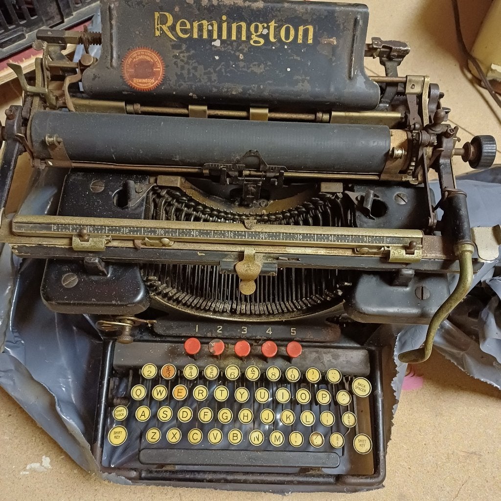 Typemachine remington, Ophalen