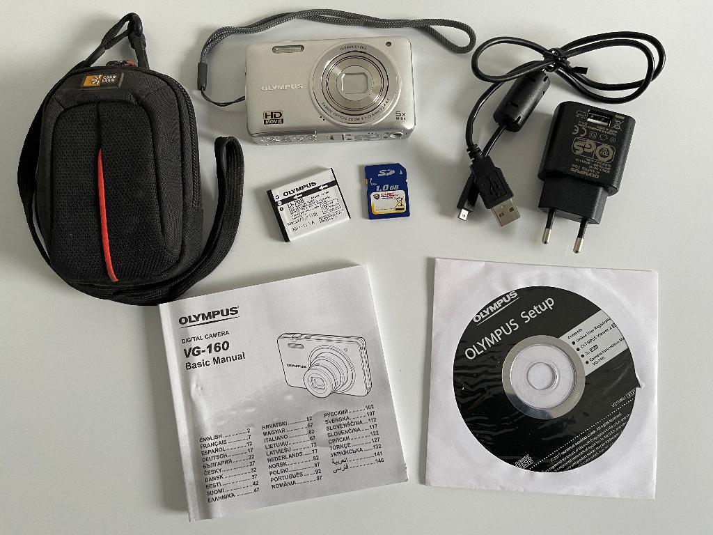 Olympus VR-160 zilver, Ophalen, 14 Megapixel, Gebruikt, Compact