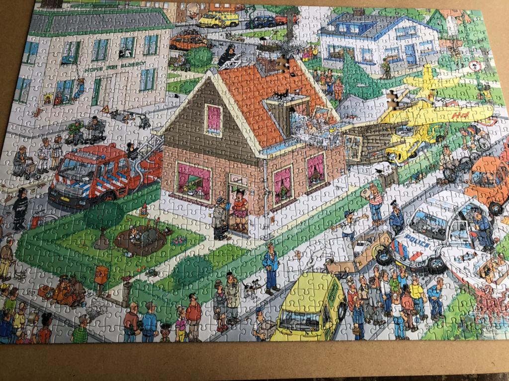 Jan van Haasteren, De wet van Murphy., Ophalen of Verzenden, 500 t/m 1500 stukjes, Zo goed als nieuw