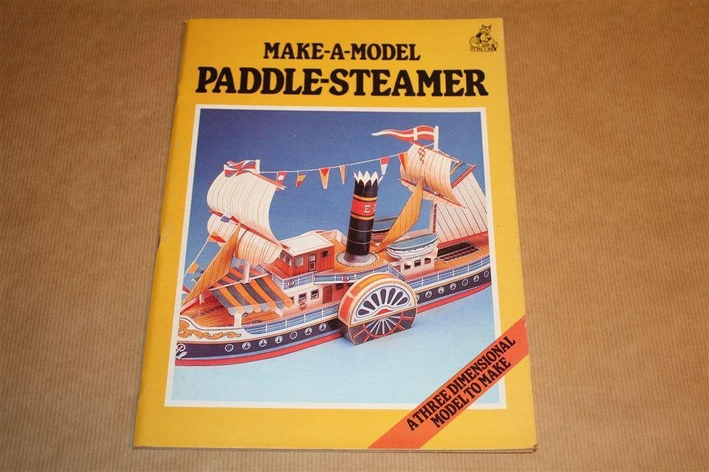 Make-a-model Paddle-Steamer. Bouwplaat-boek., Ophalen of Verzenden, Gelezen, Overige onderwerpen