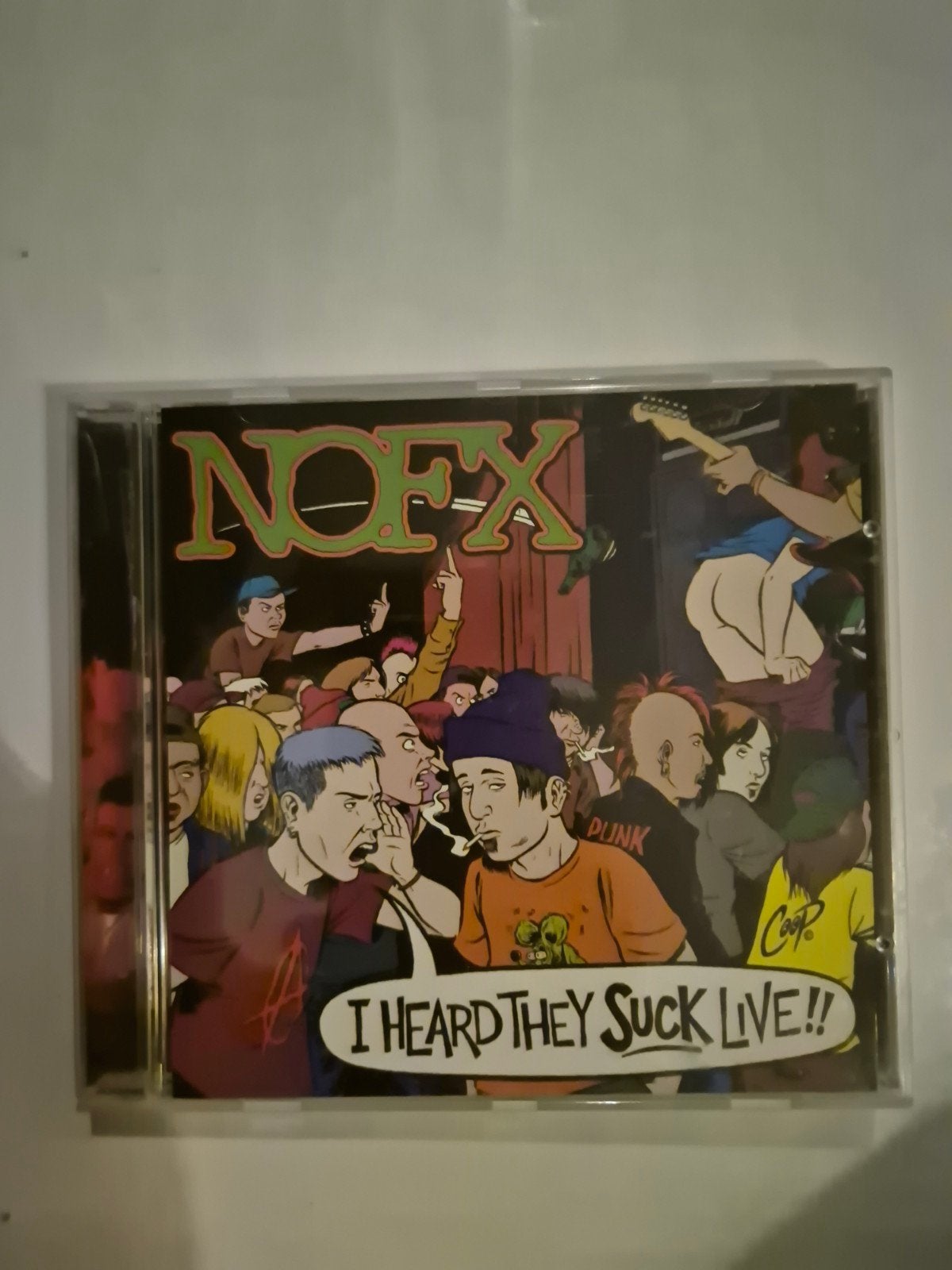 NOFX - I heard they suck live. Cd., Ophalen of Verzenden, Gebruikt