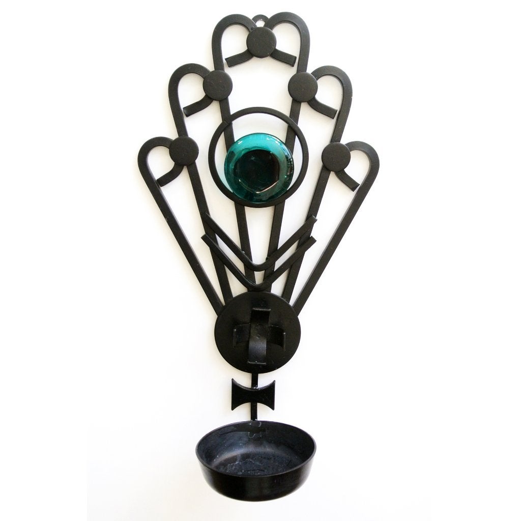 Dantoft vintage design wand KANDELAAR Brutalist Denmark MCM, Gebruikt, -, Zwart, -