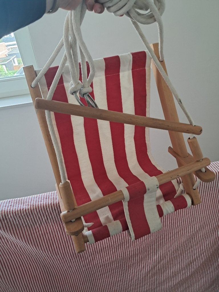 Peuter schommel retro vintage, Ophalen of Verzenden, Gebruikt, Overige typen