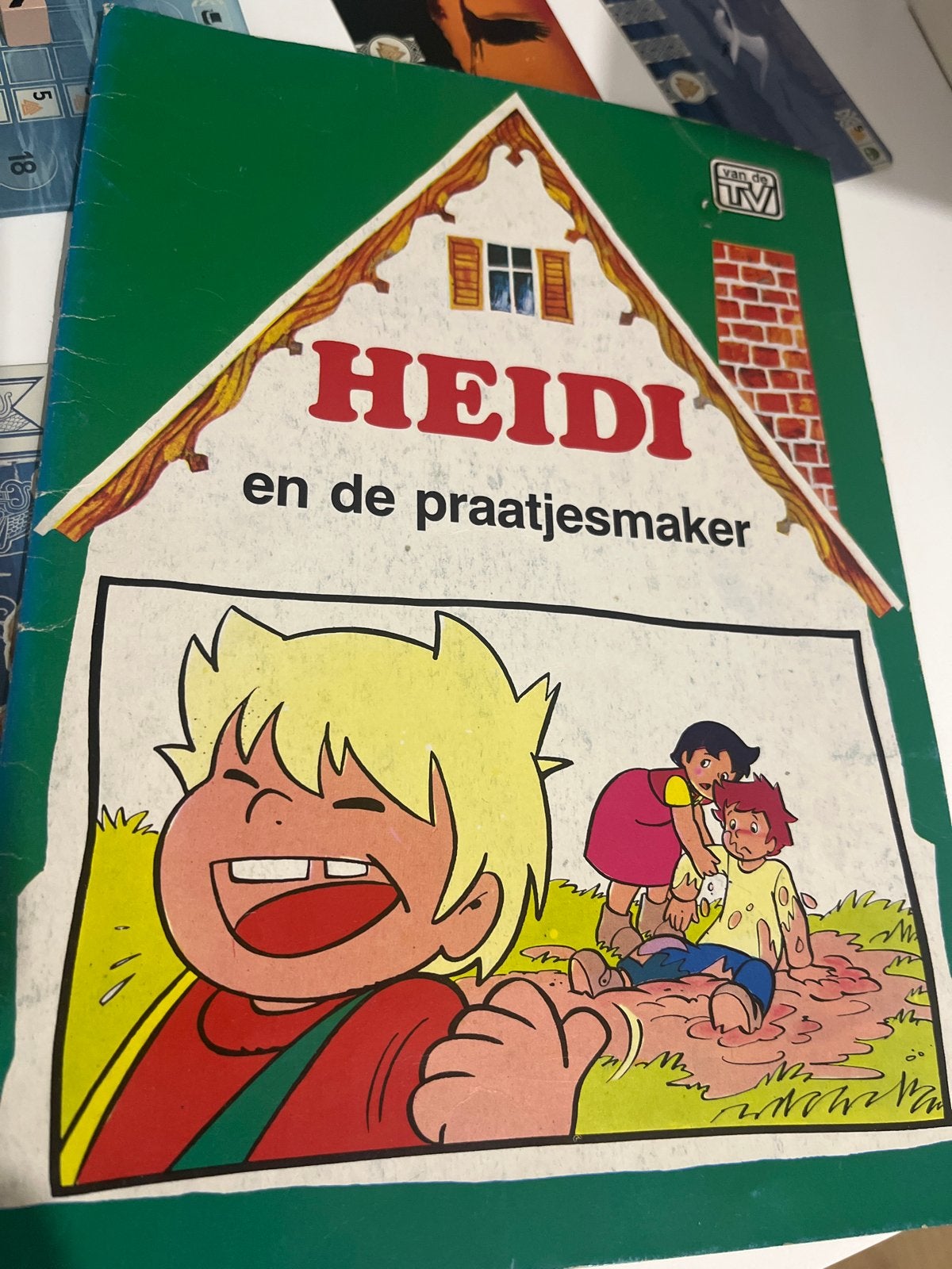 Heidi en de praatjesmaker - Vintage kinderboek, Ophalen of Verzenden, Gelezen, Fictie algemeen