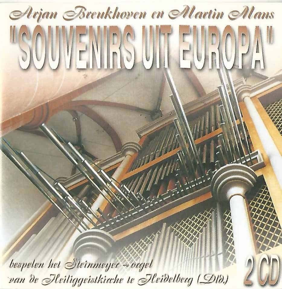 Orgel-2-CD: Souvernirs uit Europa - Arjan Breukhoven en Mart, Ophalen of Verzenden, Zo goed als nieuw, Instrumentaal, Orgel