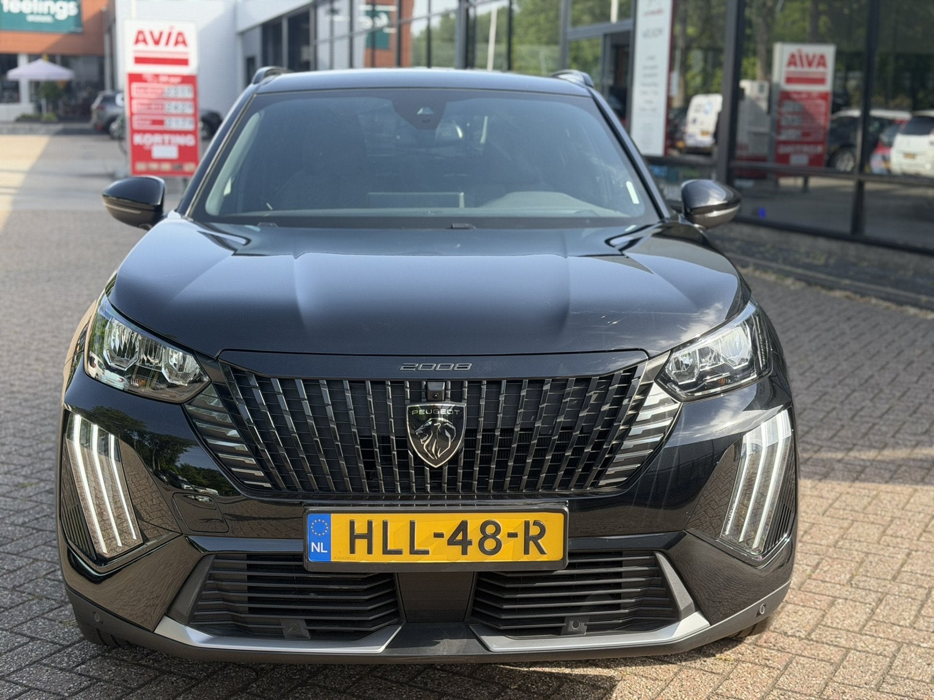 Peugeot e-2008 EV Allure Avantage 54 kWh 360* Camera / Adapt, Auto's, Dealer onderhouden, Stof, Gebruikt, Zwart