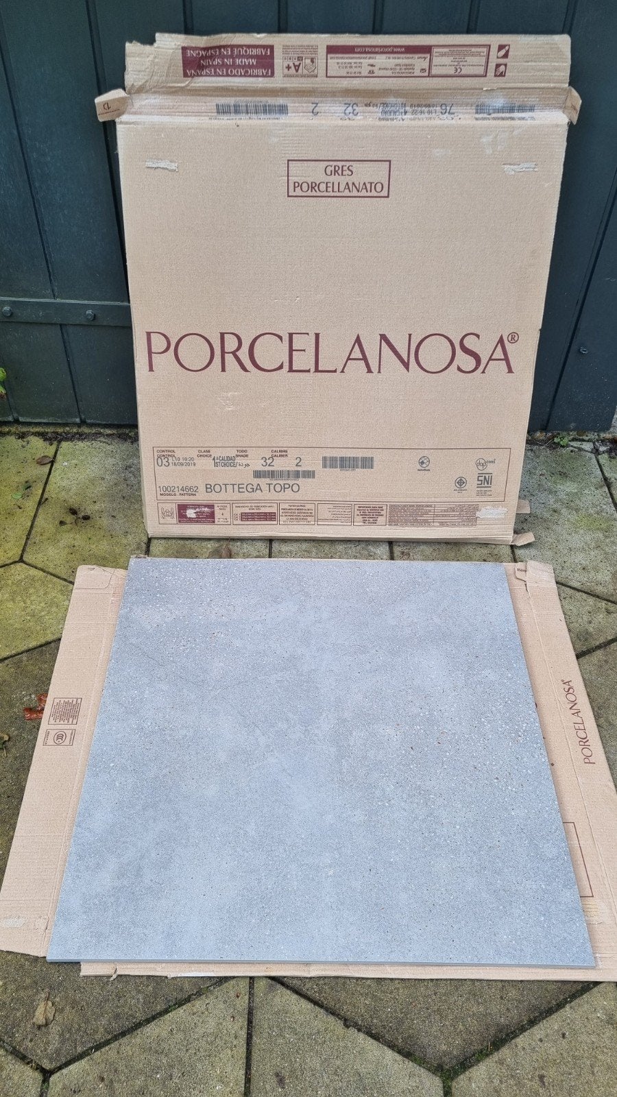 Porcelanosa Bottega Topo 59,6x59,6 – 6 tegels / 2,13 m², Ophalen of Verzenden