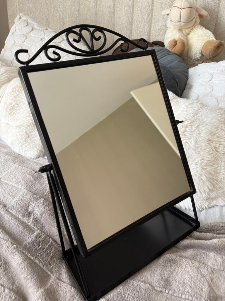 IKEA KARMSUND Tafelspiegel - Zwart, 27x43 cm, Minder dan 50 cm, Ophalen of Verzenden, Zo goed als nieuw, Minder dan 100 cm