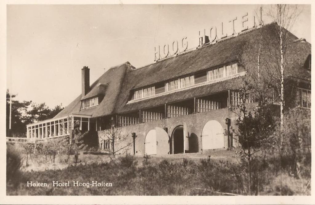 HOLTEN 50er jaren Hotel Hoog HOLTEN, Ophalen of Verzenden, 1940 tot 1960, Gelopen, Overijssel