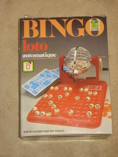 Bingo Lotto molen automatique 90 nummers 12 kaarten loteria, Ophalen of Verzenden, Zo goed als nieuw