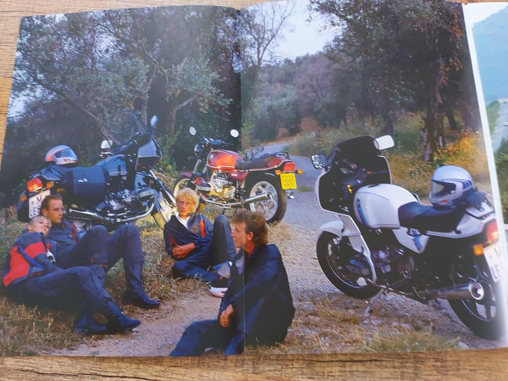 1986 Bmw motorfiets folder K & R serie o.a. K100 - R80, Ophalen of Verzenden, BMW