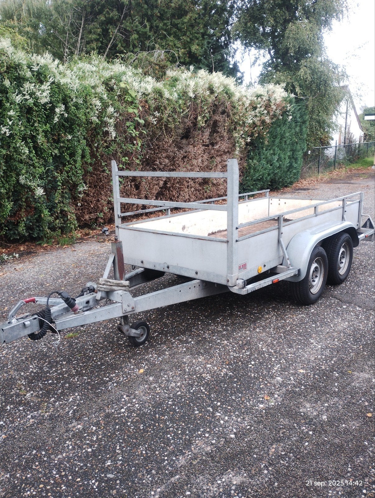 Atec tandemasser 2t lengte 3m, Auto diversen, Ophalen of Verzenden, Gebruikt