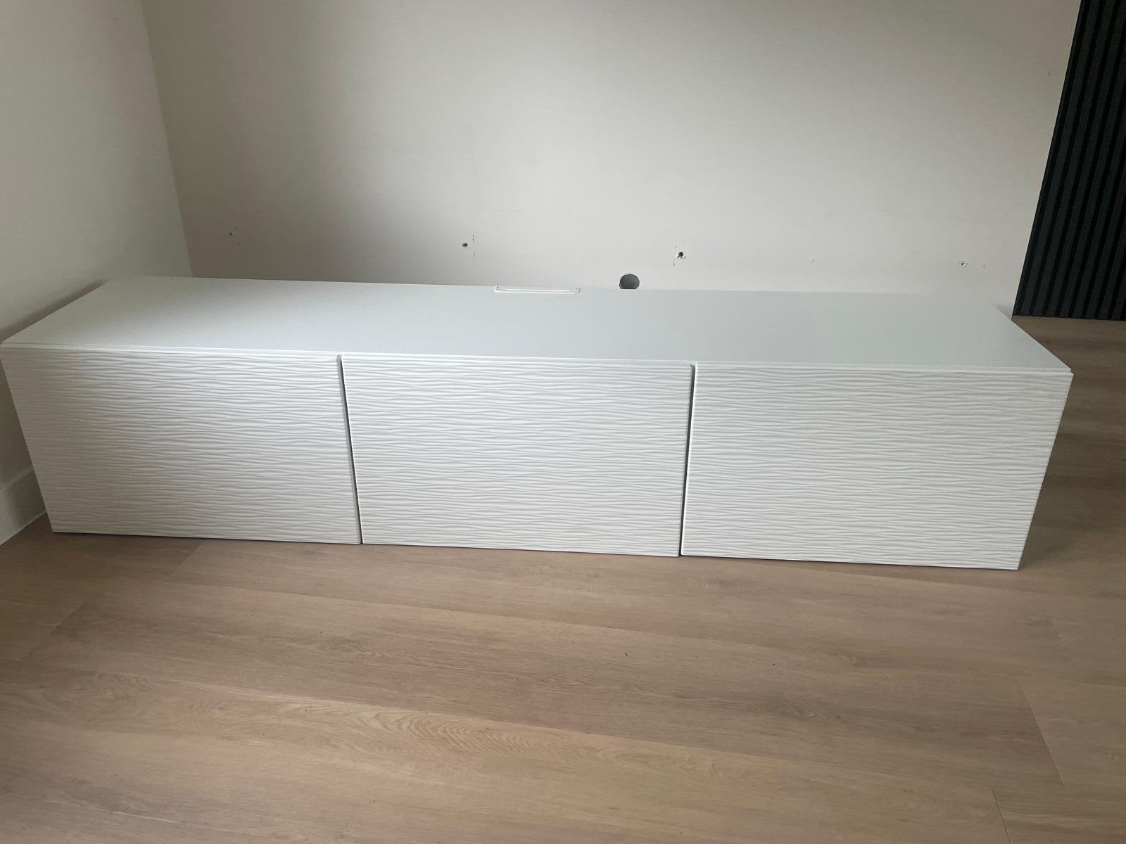 Wit tv meubel, Huis en Inrichting, Ophalen, 150 tot 200 cm, Zo goed als nieuw, Minder dan 100 cm