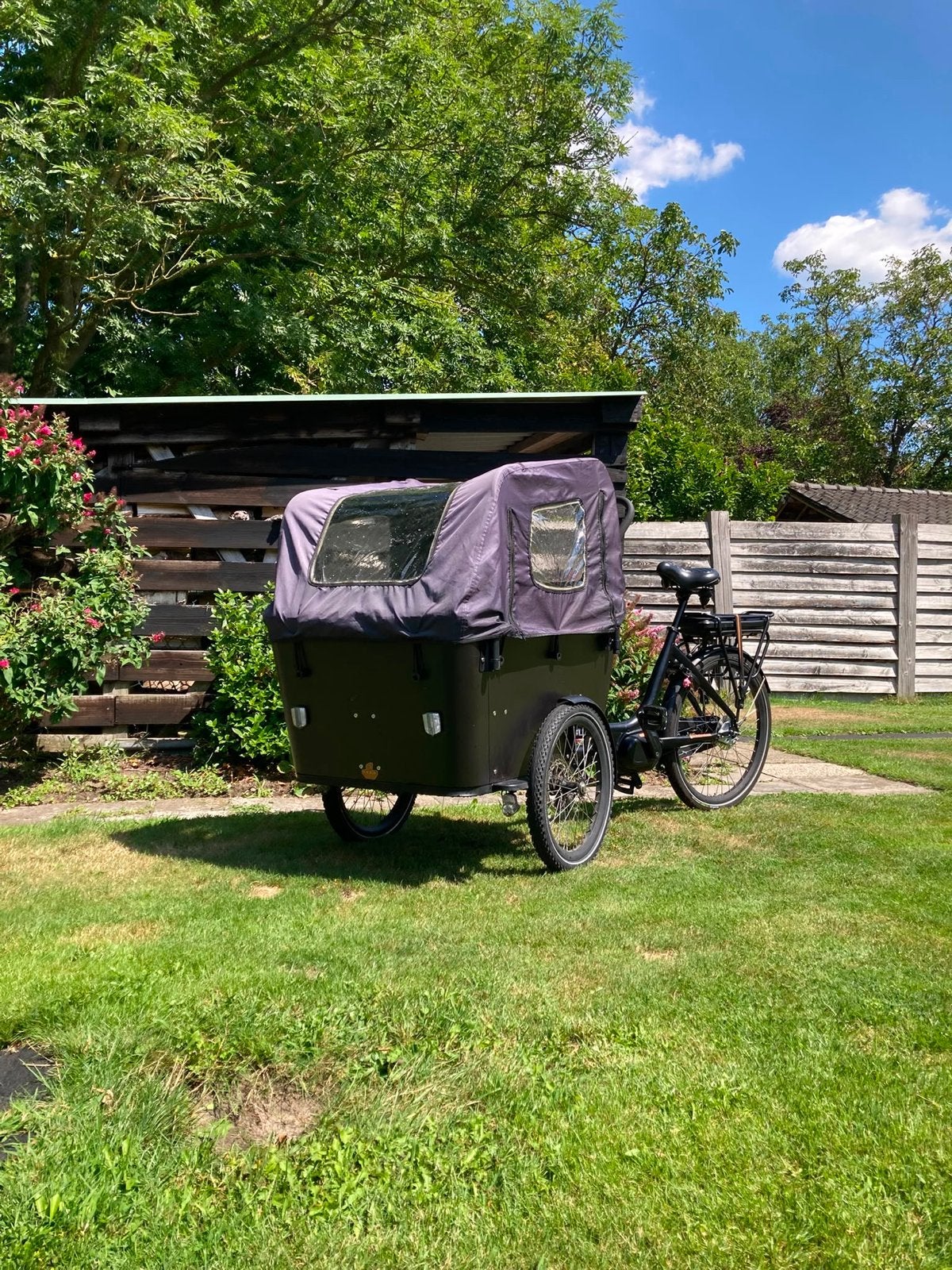 Te koop bakfiets vogue carry 3, 4 kinderen of meer, Gebruikt, Elektrisch, Schijfrem