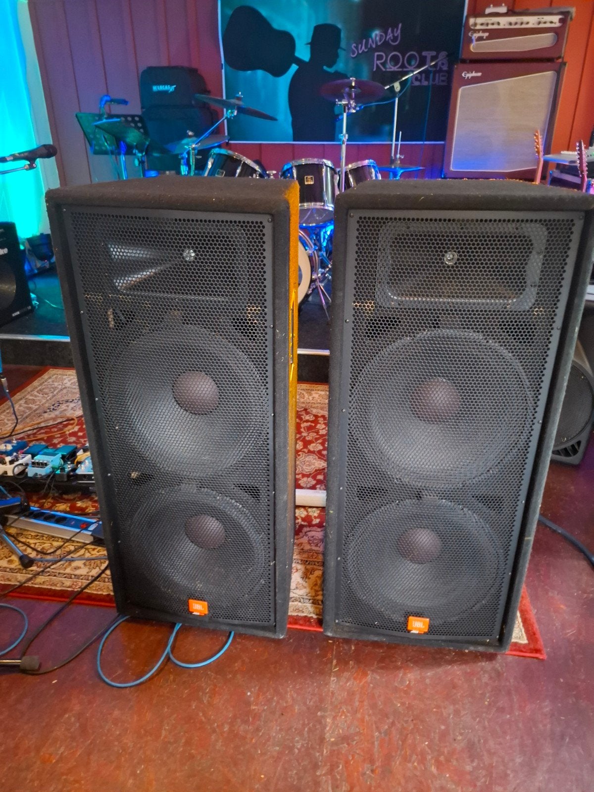 pa boxen JBL 100 + nieuwe reserve hoge tonen filter nog in o, Ophalen, Zo goed als nieuw, Minder dan 500 watt