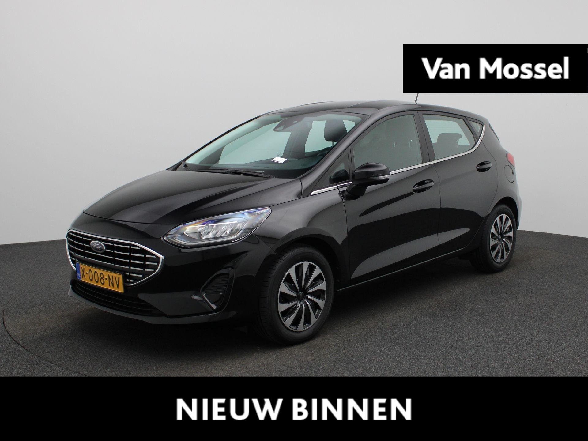 Ford Fiesta 1.0 EcoBoost Hybrid Titanium STOEL - STUUR EN VO, 12 maanden, Gebruikt, Euro 6, Origineel Nederlands