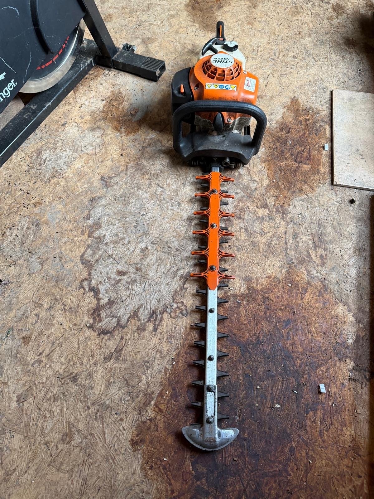 Stihl HS 82 R heggenschaar op benzine, Ophalen, Gebruikt, Benzine