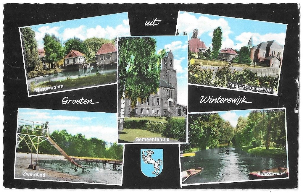 AK Winterswijk - Groeten uit...Zwembad, Verzenden, 1960 tot 1980, Gelopen, Gelderland