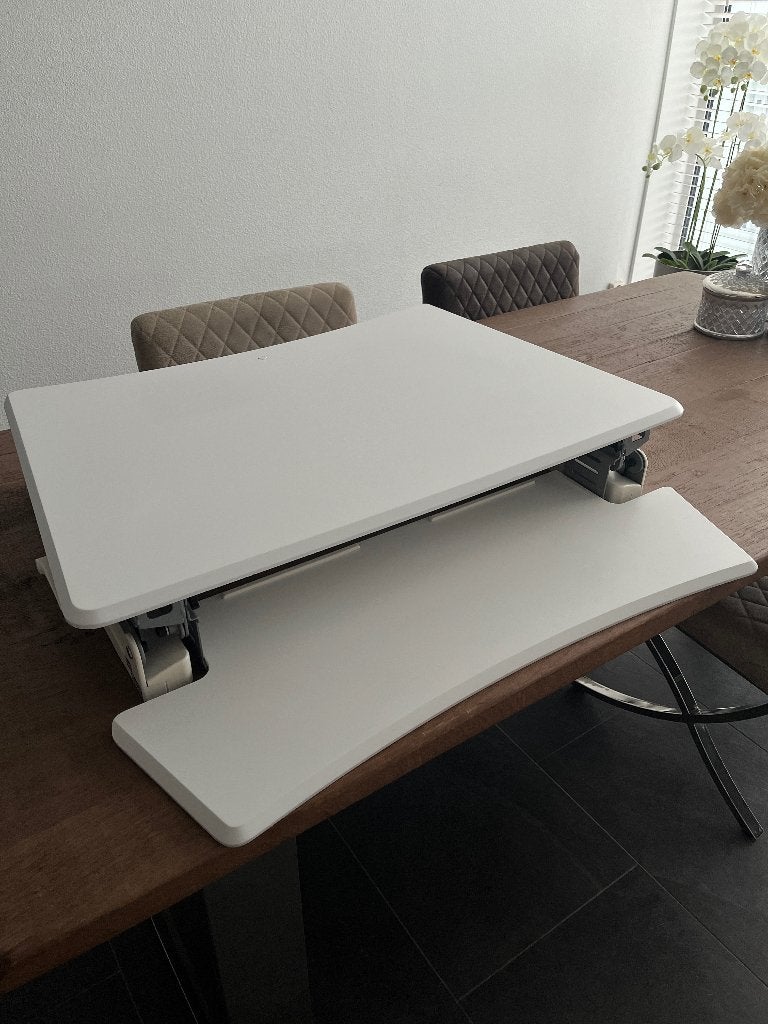 UPdesk bureauverhoger – wit – weinig gebruikt, Ophalen, Zo goed als nieuw