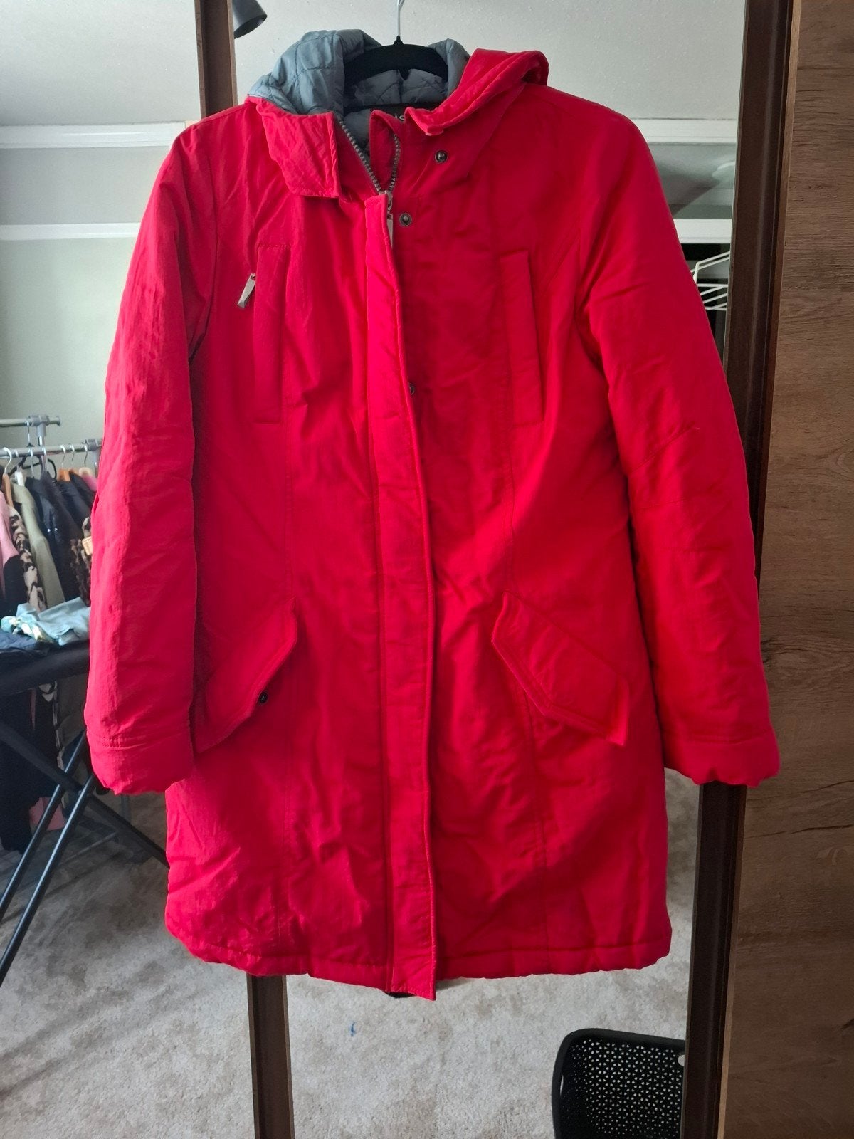 Dames winterjas maat 40/42, Ophalen, Nieuw, Maat 38/40 (M), Rood