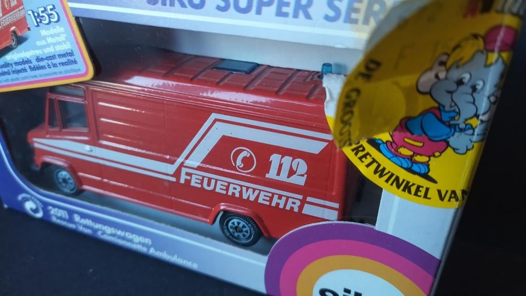 Mercedes Benz 809 D Feuerwehr 112 1:55 Siku 2011 Pol, Schlittenbacherstrasse 60 Lüdenscheid Germany, Auto, Verzenden, Nieuw