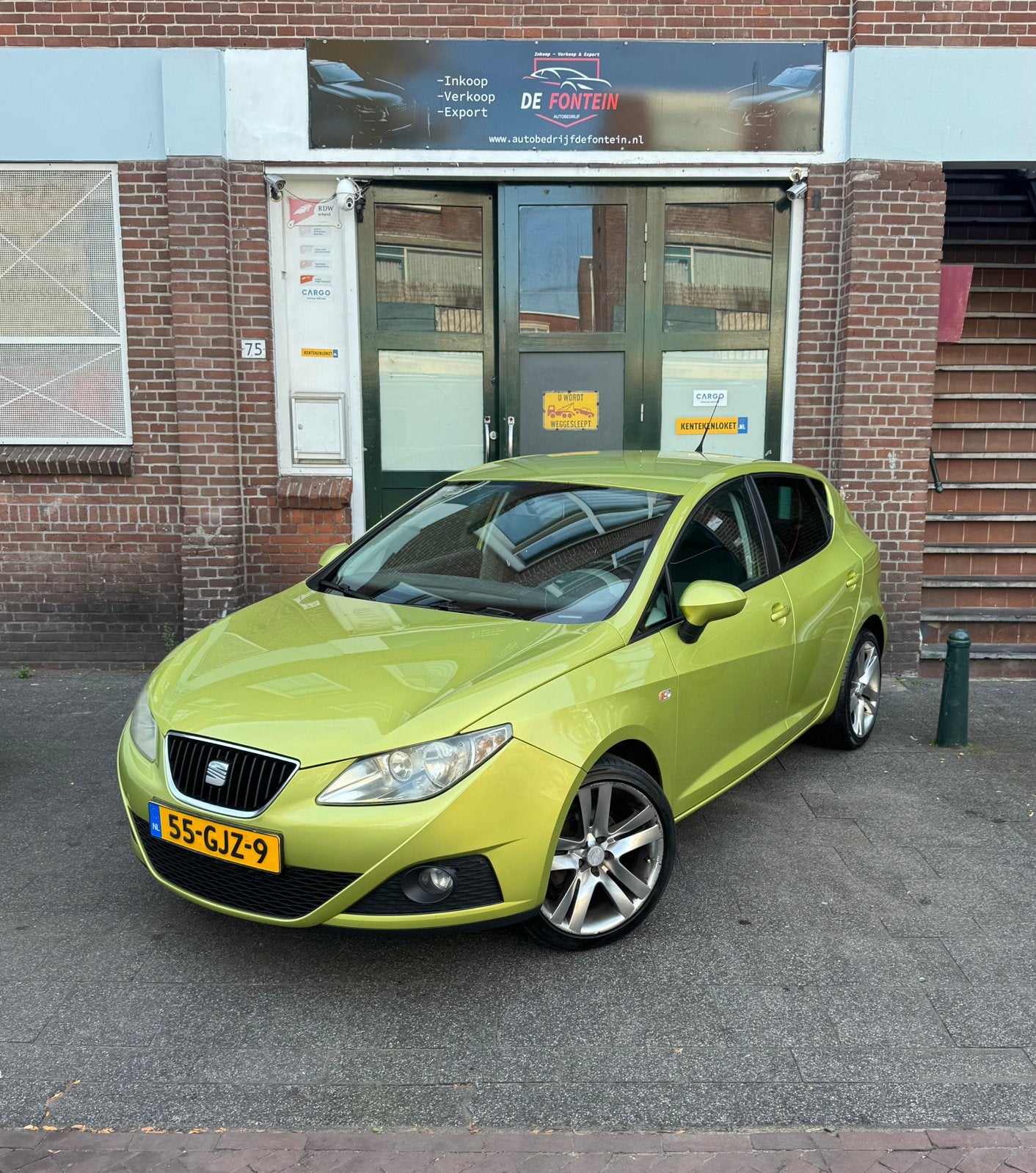 Seat Ibiza 1.4 16V 5DRS 2008 Airco/Cruise/Nieuwe APK/Boekjes, Auto's, Voorwielaandrijving, Stof, 40 €/maand, 4 cilinders