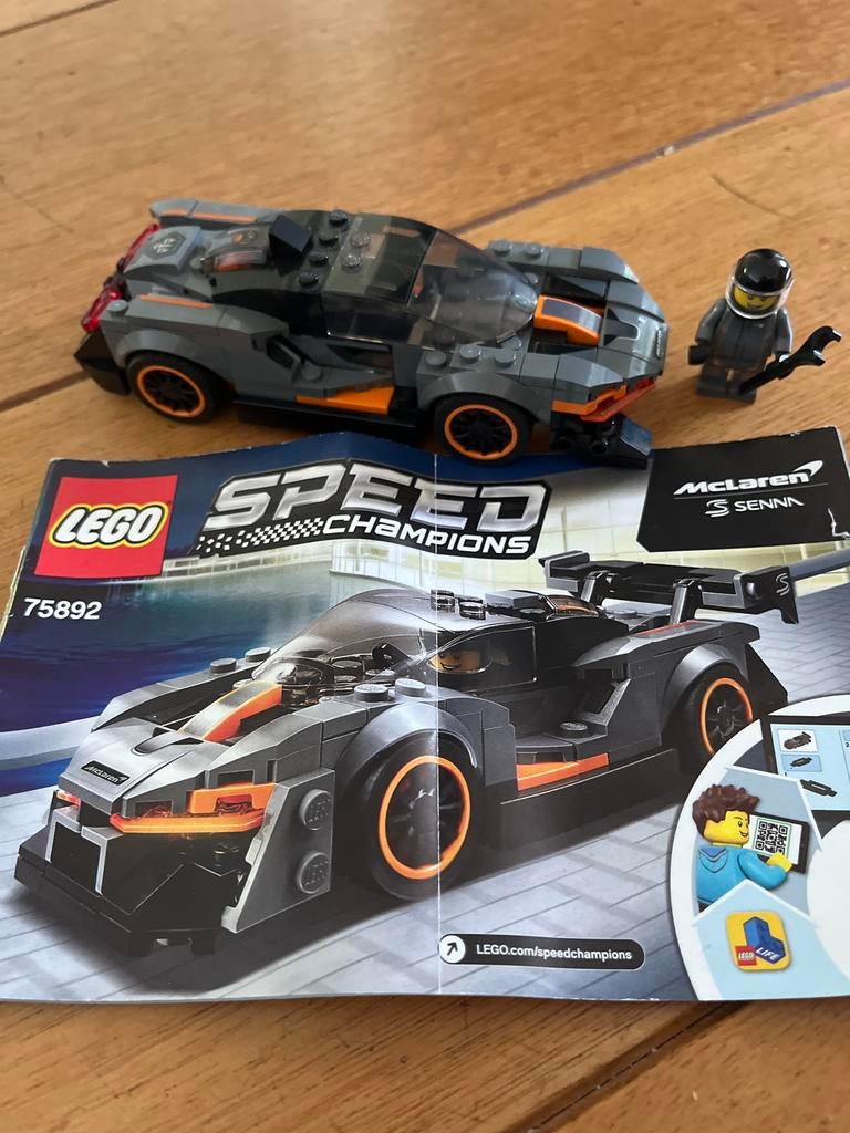 Lego Speed Champions McLaren Senna 75892 Compleet, Lego, Zo goed als nieuw, Compleet, Complete set