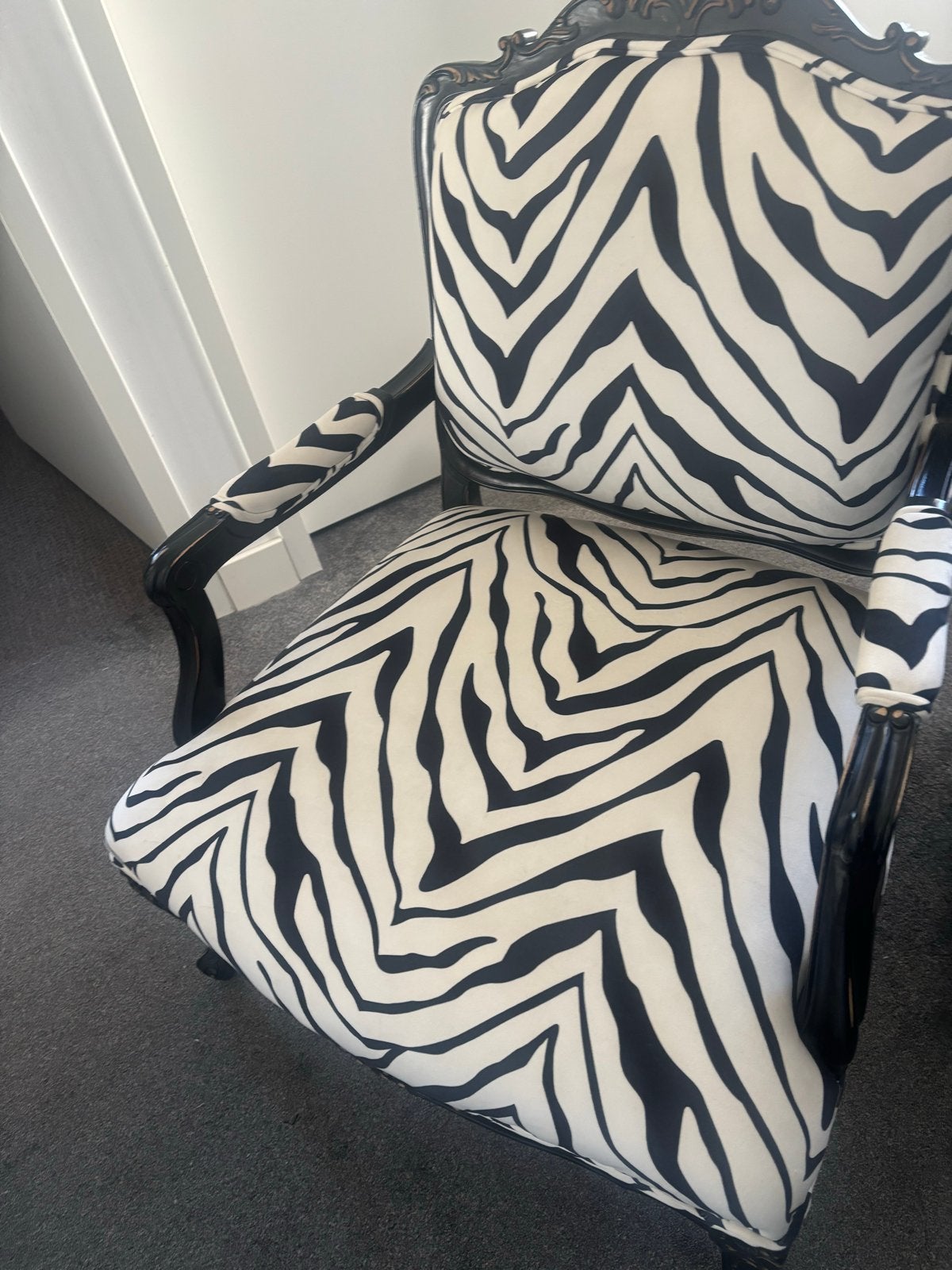 Gave Rofra Home stoel met pocketveer zitting, Ophalen, Zwart, Zo goed als nieuw, Eén