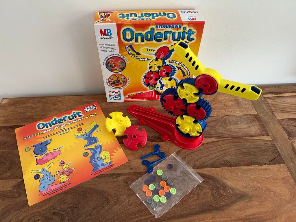 Onderuit spel - nieuwstaat!!, Hobby en Vrije tijd, Gezelschapsspellen | Overige, Zo goed als nieuw, Ophalen of Verzenden