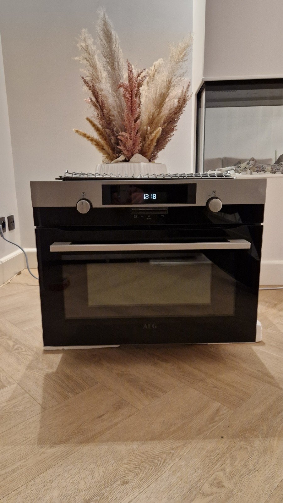 Luxe AEG combi oven magnetron met enorm veel functies, Witgoed en Apparatuur, Ophalen, Combimagnetron, 60 cm of meer, Zo goed als nieuw