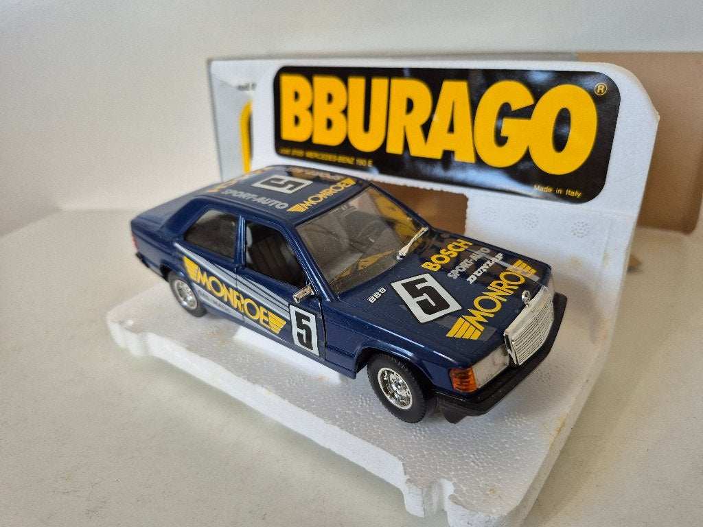 Bburago 0105 Burago Mercedes-Benz 190E 1:25 nieuw in doos, Ophalen of Verzenden, Nieuw, Auto, Bburago