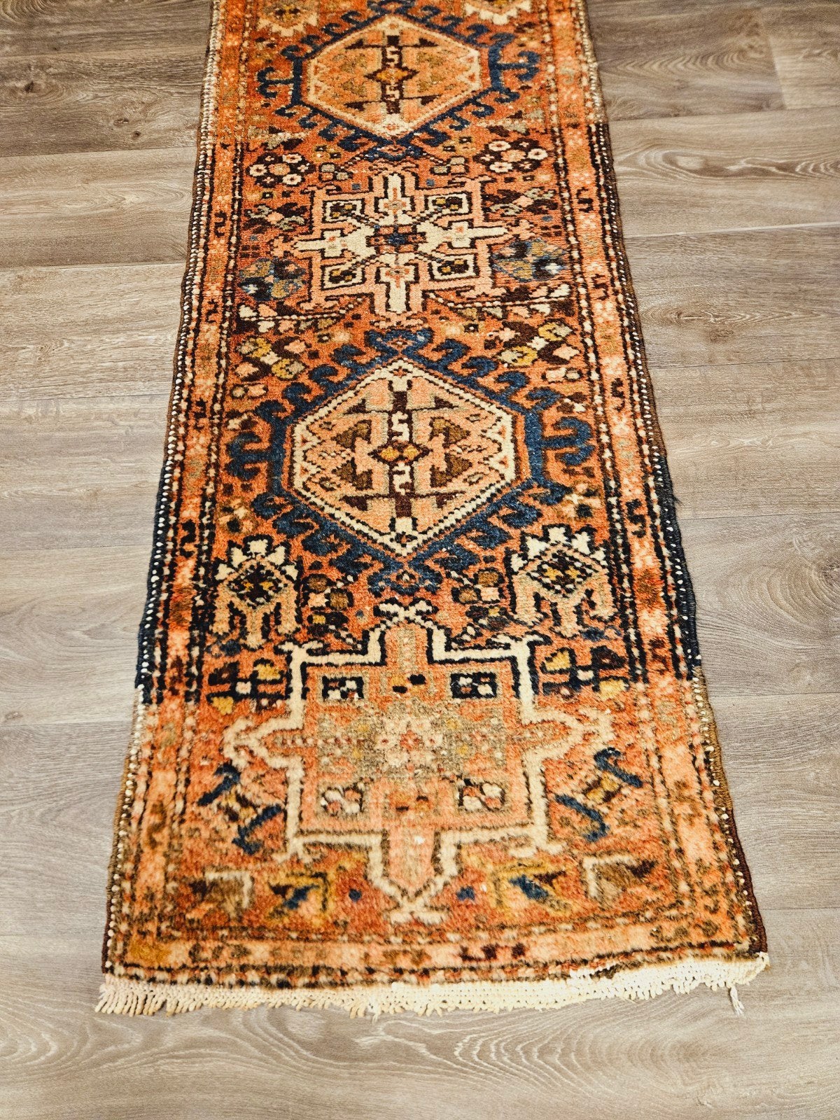 Perzisch Handgeknoopt Tapijt. prachtige kleuren, Perzisch, 200 cm of meer, Zo goed als nieuw, Bruin