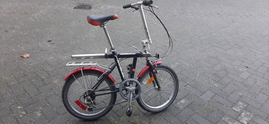 Opvouwbare fiets Stretch Rambler met 6 versnellingen, Ophalen, Gebruikt, 20 inch of meer, Versnellingen