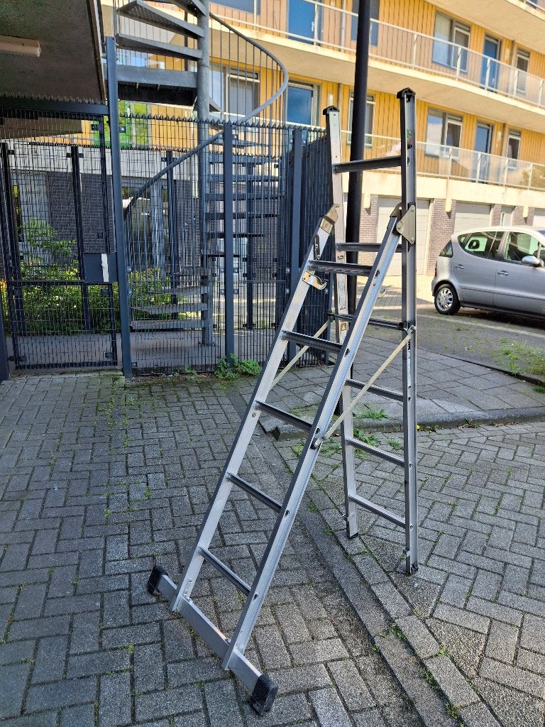 Verstelbare ladder, Ophalen, Gebruikt, Ladder, Opvouwbaar of Inschuifbaar